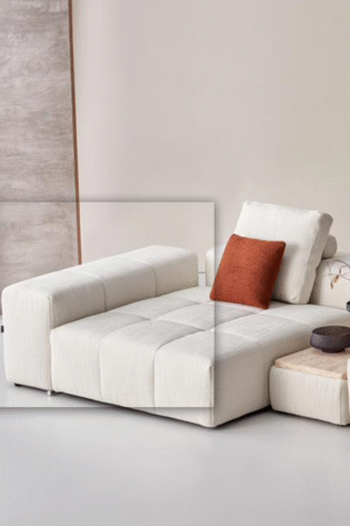 أريكة بزل - مسند ذراع وحدات قابل للإزالة مقاس 120 × 40 D-SF080LAR