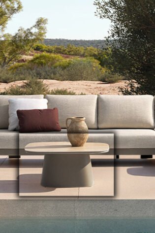 طاولة قهوة "إند" مع سطح سيراميكي AT5540H63CER