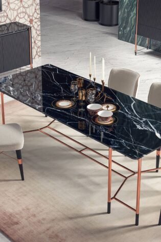 طاولة طعام من الرخام الطبيعي دالي DALI-240
