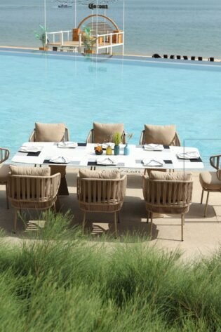 كرسي طعام خارجي من امبريس MYX-DC1040