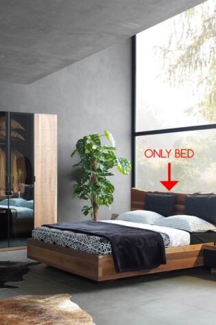 سرير موناكو مع تخزين تحت Nat001-BED