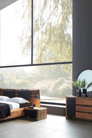 موناكو طاولة زينه مع مرآة Nat001-DRESSER