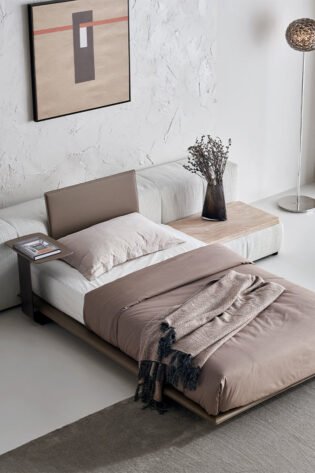 سرير معلق بحجم كينغ بتصميم بزل - SF080