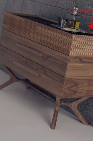 طاولة زينة مع مرآة من فييرا Viera001-DRESSER