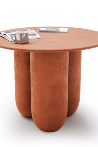 طاولة طعام بلون الطين في الهواء الطلق/داخلي XK-0007